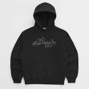 Madhappy Black Sweatshirt Hoodie with Bows
